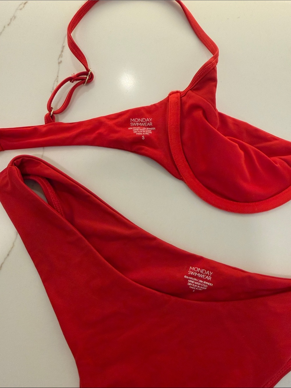 Monday Swimwear Red Underwire Bikini Set - Women Swim - Picture 3 of 4